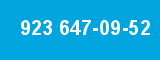 923 647-09-52